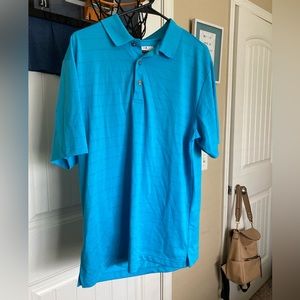 Grandslam airflow blue polo golf shirt